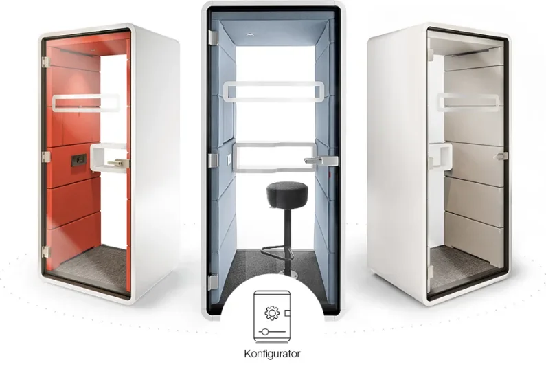 Akustik telefon kabini modeli