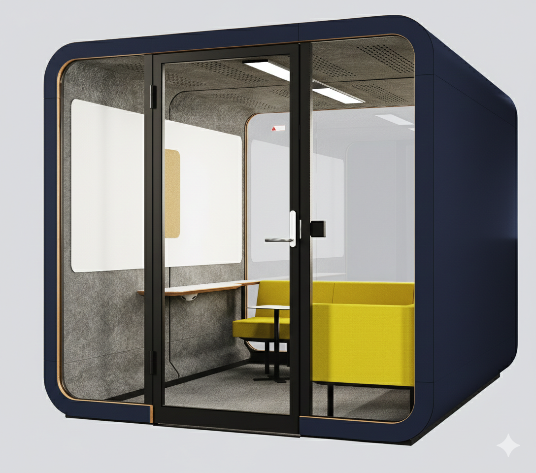 MEŞE X Meeting Room büyük toplantı kabini genel görünüm
