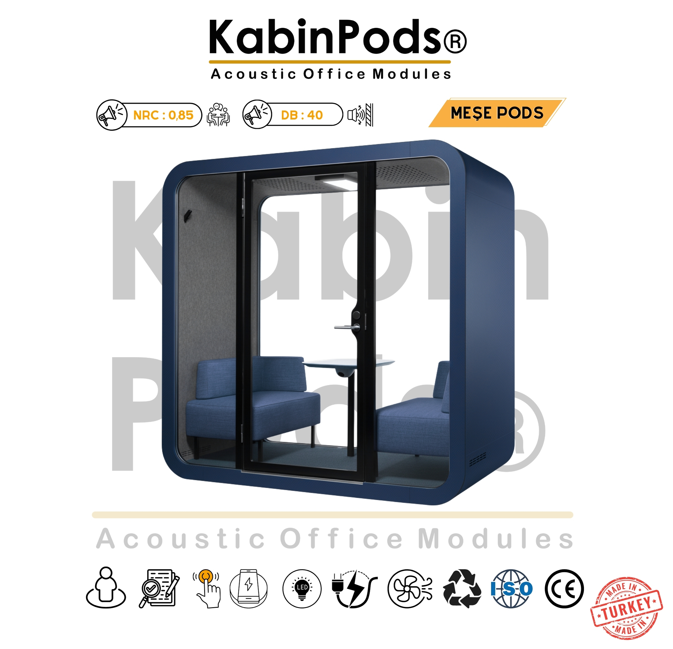 KabinPods toplantı kabini görseli